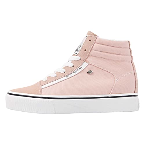 British Knights Damen Mack MID Platform Sneaker, Soft PINK/White, 38 EU von British Knights