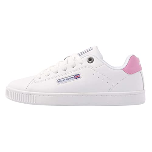 British Knights Damen Mist Sneaker, Weiss Rosa, 41 EU von British Knights