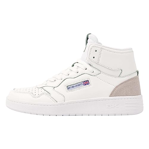 British Knights Damen NOORS MID Sneaker, Weiss Beige Zartrosa, 36 EU von British Knights