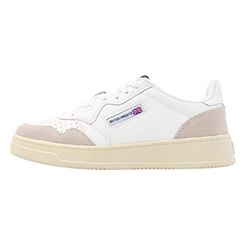 British Knights Damen NOORS Sneaker, White, 39 EU von British Knights