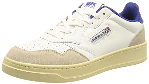 British Knights Damen NOORS Sneaker, White/ROYAL Blue, 36 EU von British Knights