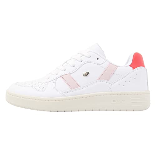 British Knights Damen RAWW Sneaker, Weiss Baby Pink Koralle, 36 EU von British Knights