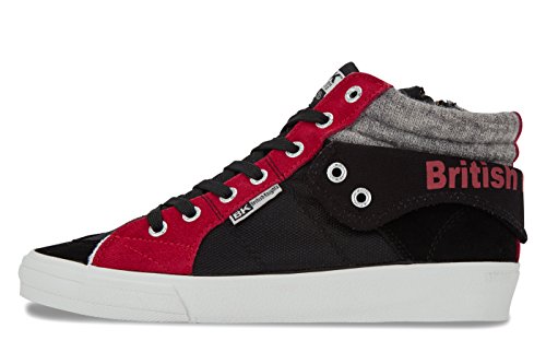 British Knights Damen RIGIT High-Top, Noir Fuchisa, 40 von British Knights