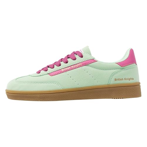 British Knights Damen Revival Sneaker, Mintgrün/Rosa/Krepp, 40 EU British Knights Damen Revival Sneaker, Mintgrün/Rosa/Krepp, 40 EU von British Knights