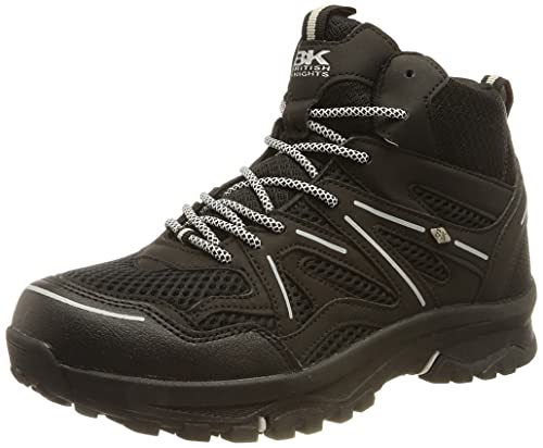 British Knights Damen Thorn MID Wanderschuh, Black/LT Grey/Black, 38 EU von British Knights