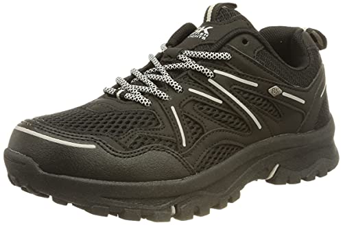 British Knights Damen Thorn Wanderschuh, Black/Silver/Black, 39 EU von British Knights