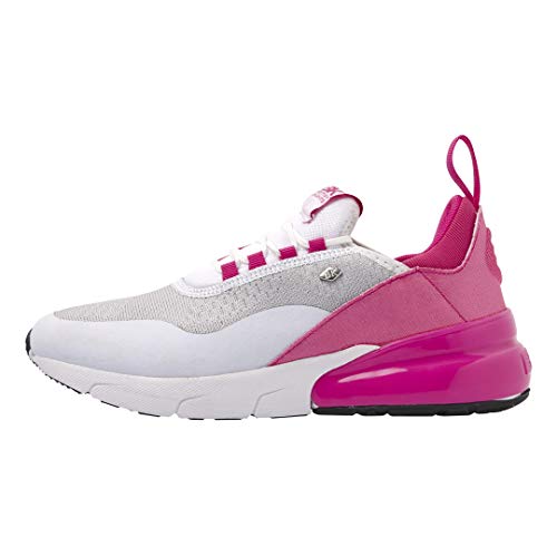 British Knights Damen Valen Sneaker, Weiß White Fuchsia 06, 38 EU von British Knights