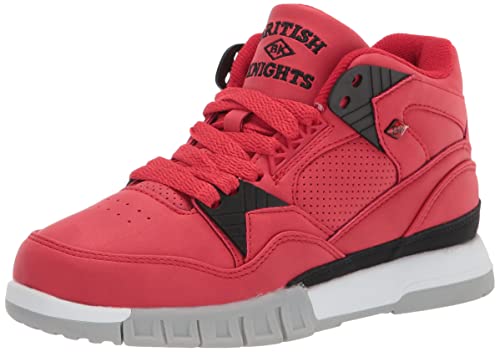 British Knights Damen Virga Fashion Sneaker, Rot, Schwarz, Grau, Weiß, 39 EU von British Knights