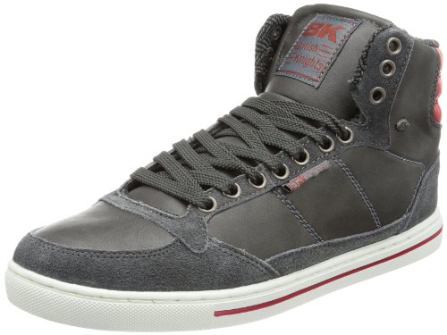 British Knights Douglas B32-3675, Herren Sneaker, Grau (dk.Grey/red 4), EU 44 von British Knights