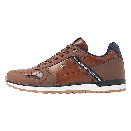 British Knights Herren Alder Sneaker, Cognacfarben Dunkelblau, 40 EU von British Knights