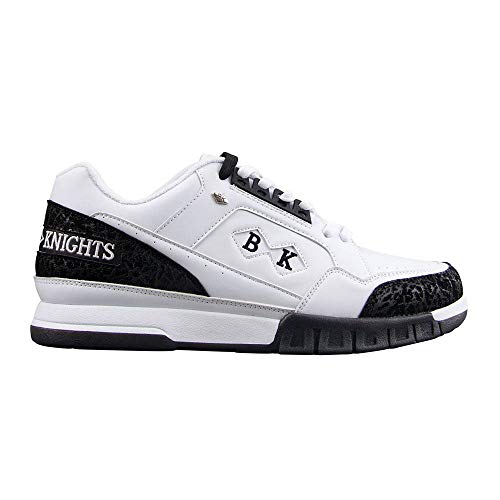 British Knights Herren Metros Sneaker, Weiß/Schwarz/Black Ice, 44.5 EU von British Knights