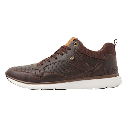 British Knights Herren Steel MID Hohe Sneaker, Braun (Dk Brown 04), 40 EU von British Knights