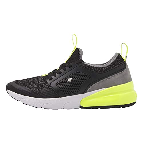 British Knights Herren Viper Sneaker, Schwarz Black Neon Yellow 07, 40 EU von British Knights