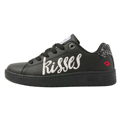 British Knights Jungen Mädchen Mist Sneaker, Schwarz Schwarz Kisses, 28 EU von British Knights