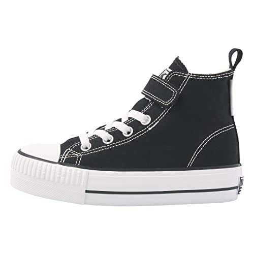 British Knights Mädchen Kaya Mid Sneaker, Schwarz, 28 EU von British Knights