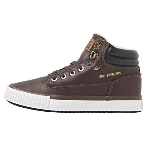 British Knights Mädchen Buck Sneaker, Dunkelbraun Schwarz, 35 EU von British Knights