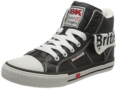 British Knights Mädchen Roco Sneaker, Black White, 37 EU von British Knights