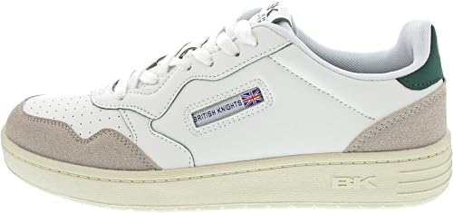 British Knights Noors Sneaker White/Green weiß Gr. 46 von British Knights