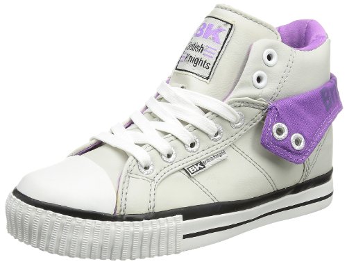 British Knights ROCO B32-3730C, Unisex-Kinder Sneaker, Grau (Ice/Purple 15), EU 33 von British Knights