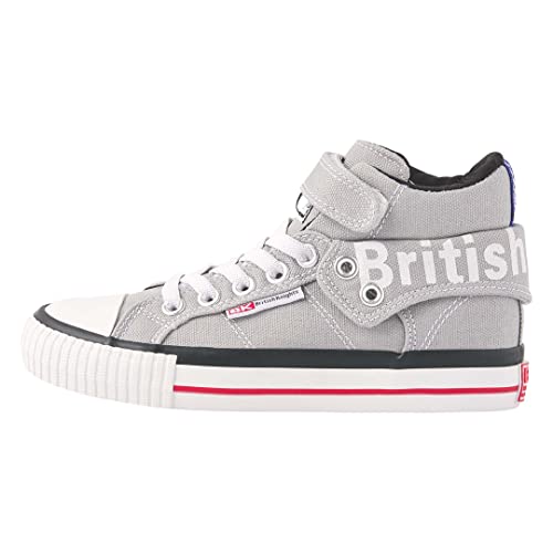 British Knights ROCO Sneaker, Grau Rot Blau, 26 EU von British Knights