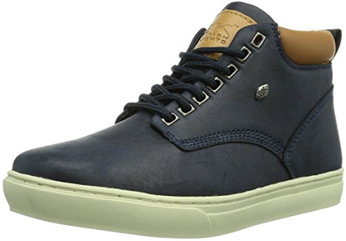 British Knights Unisex-Kinder Wood High-Top, Blau (Navy-Cognac05) von British Knights