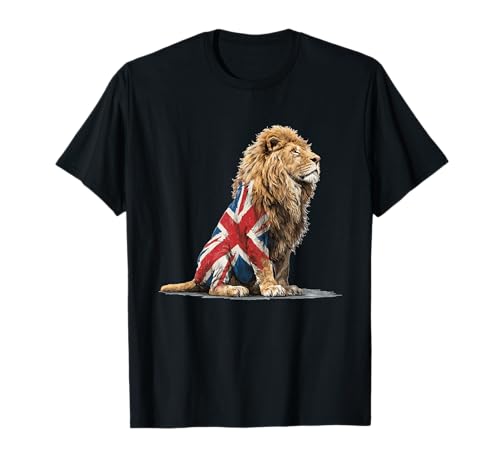 Großer Löwe in britischen Farben Kostüm für Erwachsene und Kinder T-Shirt Großer Löwe in britischen Farben Kostüm für Erwachsene und Kinder T-Shirt von British Lion Outfit