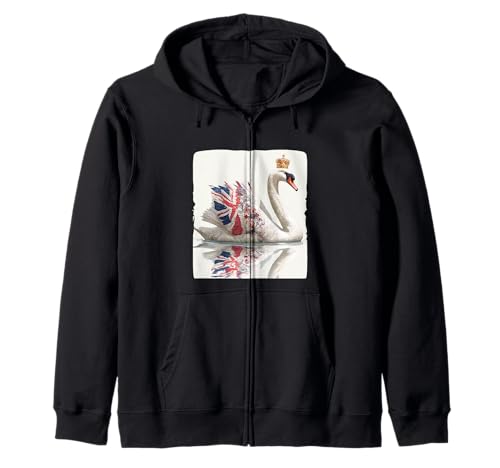 Hübsches Vereinigtes Königreich Schwan Kostüm für Jungen und Mädchen Kapuzenjacke von British Swan Outfit