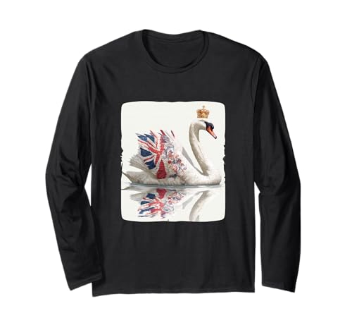 Hübsches Vereinigtes Königreich Schwan Kostüm für Jungen und Mädchen Langarmshirt Hübsches Vereinigtes Königreich Schwan Kostüm für Jungen und Mädchen Langarmshirt von British Swan Outfit