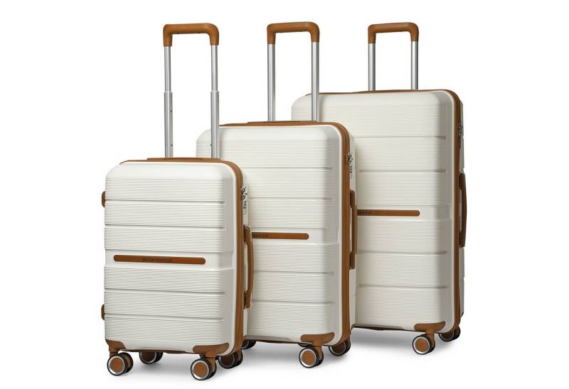 British Traveller Handgepäck-Trolley Reisekoffer Hartschalenkoffer aus 100% PP 8 Spinnerräder, TSA-Schloss British Traveller Handgepäck-Trolley Reisekoffer Hartschalenkoffer aus 100% PP 8 Spinnerräder, TSA-Schloss von British Traveller