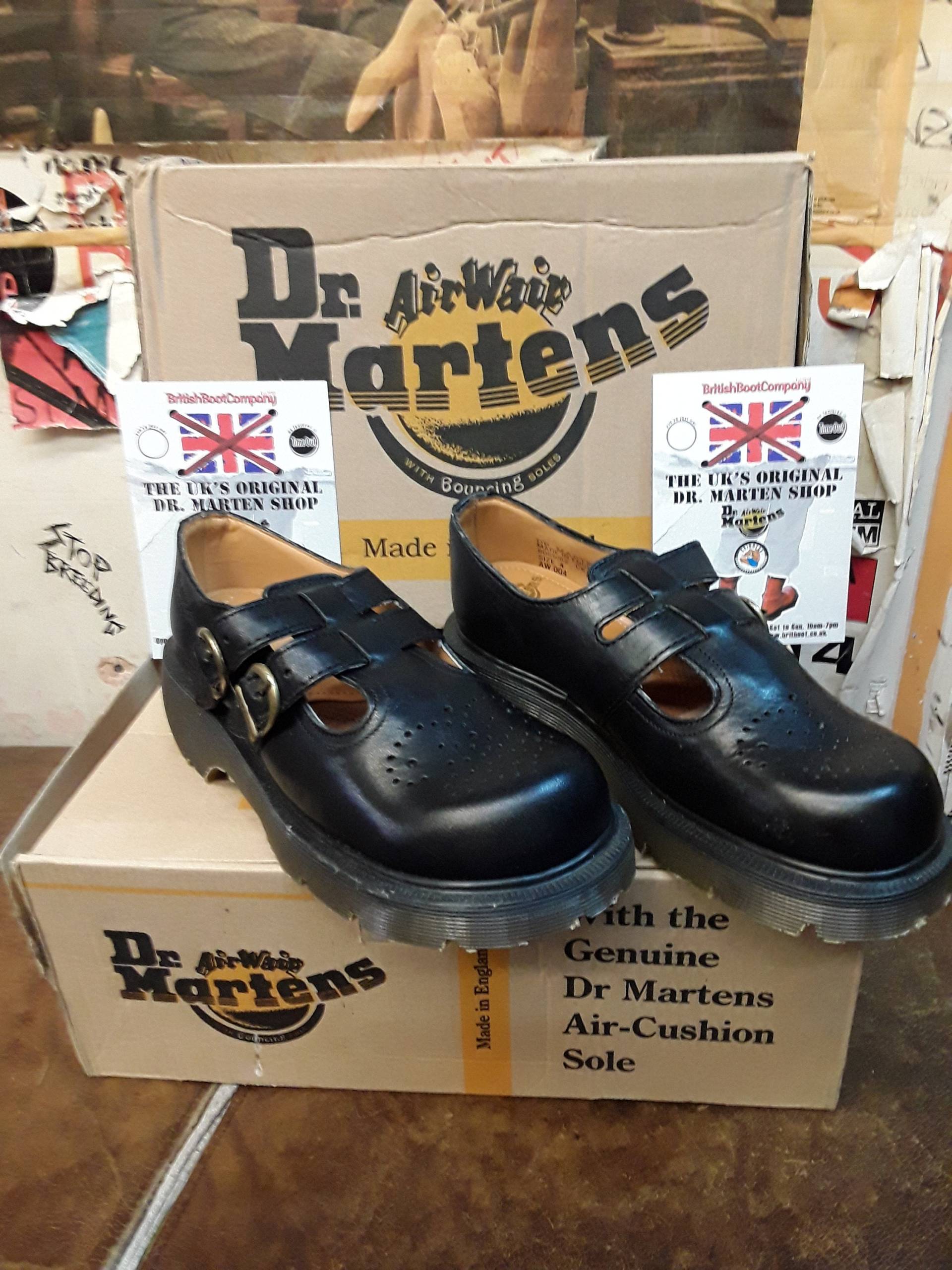 Dr Martens Mary Janes, Größe Uk 5 Twin Strap, Made in England, Vintage 90Er Jahre/8065 von BritishBootVintage