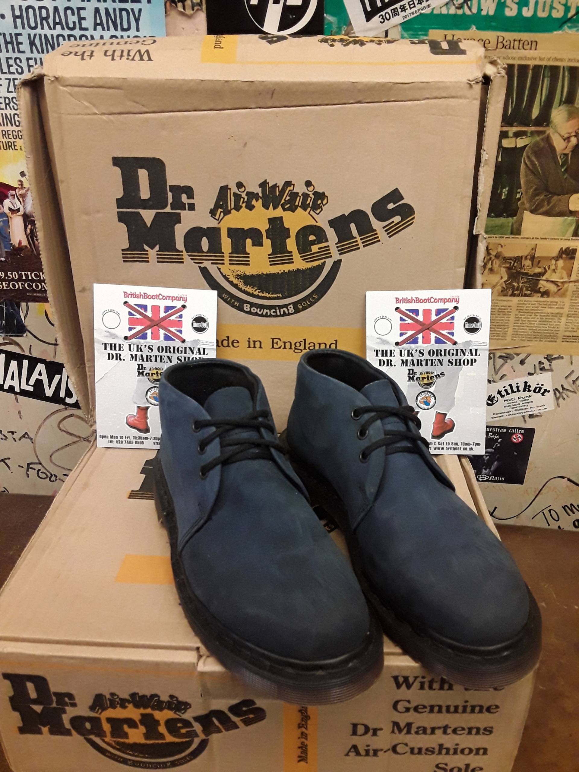 Dr Martens W7960 Blue Mood Made in England Chukka Boot Gr. 5 von BritishBootVintage