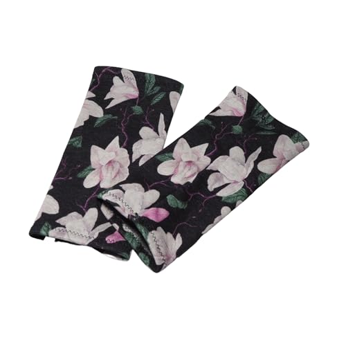 Britta Meier Armstulpen/Pulswärmer (Alpenfleece) in wunderschönen Motiven für Damen aus meiner Nähwerkstatt in Ostfriesland. (Mehrfarbig Magnolie) von Britta Meier