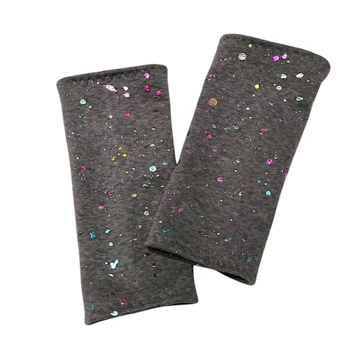 Britta Meier Armstulpen/Pulswärmer (Alpenfleece) in wunderschönen Motiven oder Uni mit Ziernähten für Damen aus meiner Nähwerkstatt in Ostfriesland. (ART-Grau) von Britta Meier