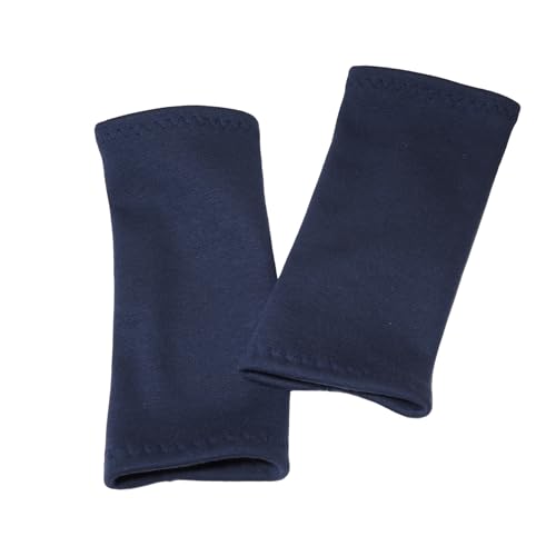 Britta Meier Armstulpen/Pulswärmer (Alpenfleece) in wunderschönen Motiven oder Uni mit Ziernähten für Damen aus meiner Nähwerkstatt in Ostfriesland. (Dunkelblau) von Britta Meier