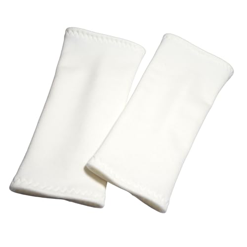 Britta Meier Armstulpen/Pulswärmer (Alpenfleece) in wunderschönen Motiven oder Uni mit Ziernähten für Damen aus meiner Nähwerkstatt in Ostfriesland. (Ecru) von Britta Meier