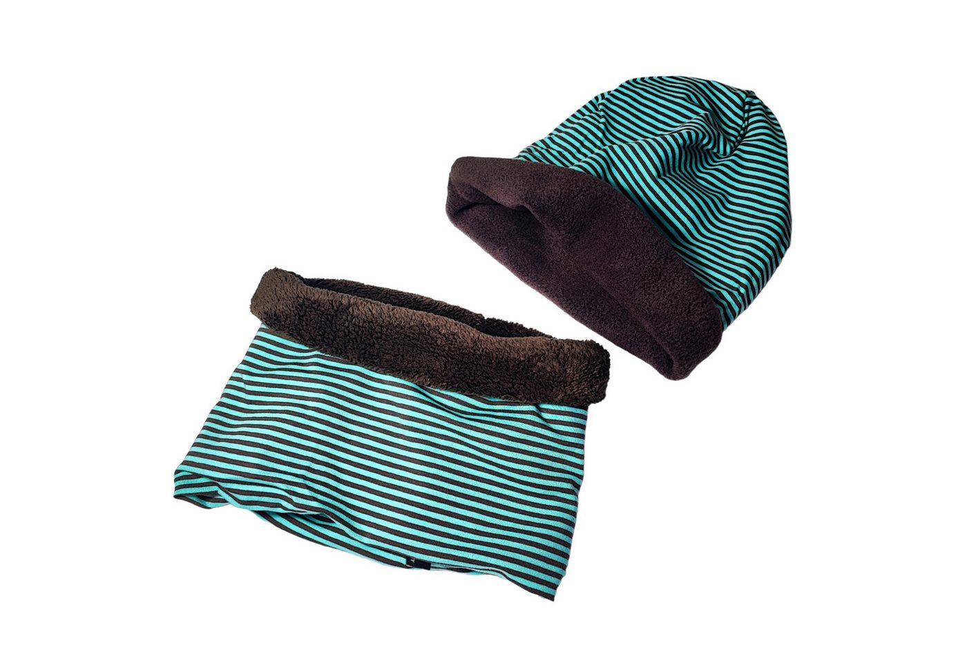 Britta Meier Beanie Warmes Kinder-Set Loop und Beanie (4-8 J) Marke Britta Meier von Britta Meier