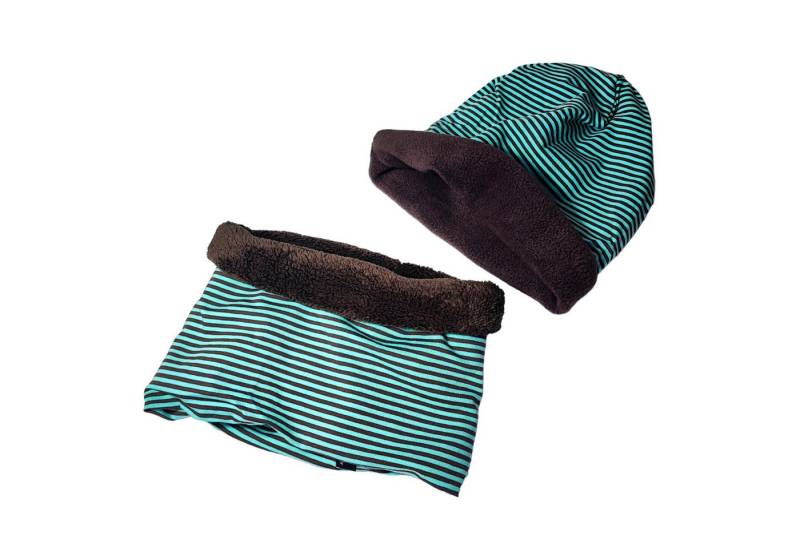 Britta Meier Beanie Warmes Kinder-Set Loop und Beanie (4-8 J) Marke Britta Meier von Britta Meier