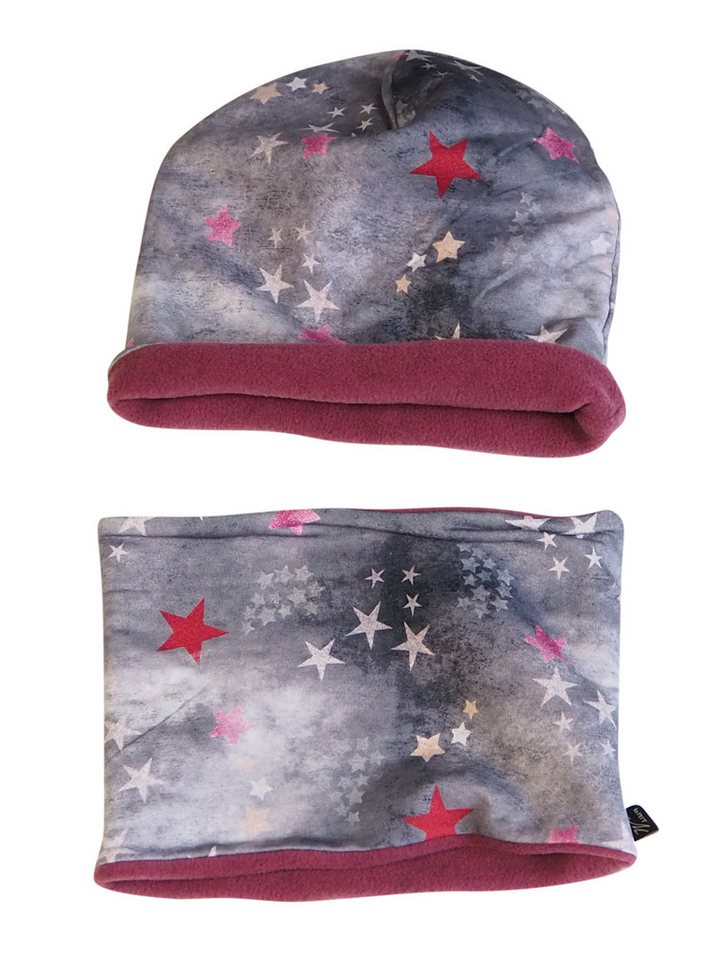 Britta Meier Beanie Warmes Kinder-Set Loop und Beanie (4-8 J) Marke Britta Meier von Britta Meier