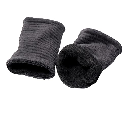 Britta Meier Nicki-Cord-Armstulpen aus der Nähwerkstatt (Dunkelgrau) von Britta Meier