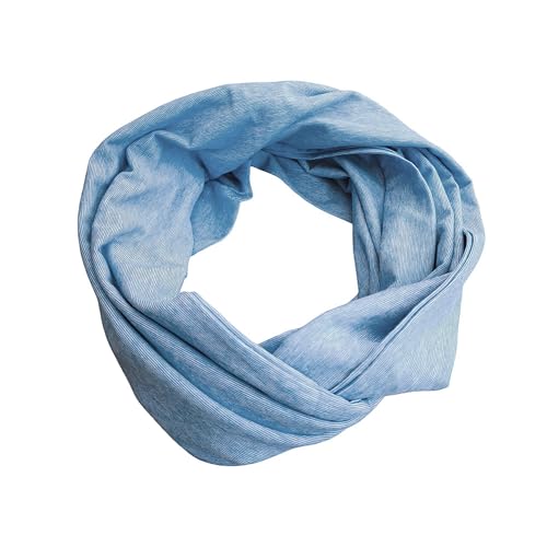 Britta Meier Unisex Leichter Loop-Schal Business (Jeansblau Meliert) von Britta Meier