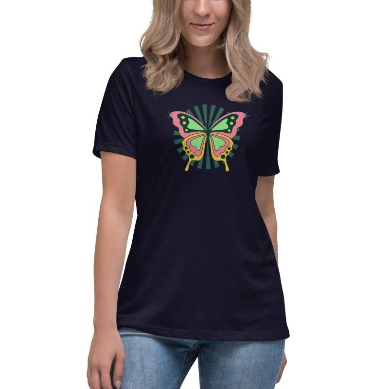 Butterfly Lockeres T Shirt Butterfly Lockeres T Shirt von BrittaModelia