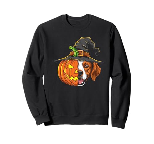 Brittany Spaniel Kürbis Jack O Laterne Halloween Kinder Herren Sweatshirt Brittany Spaniel Kürbis Jack O Laterne Halloween Kinder Herren Sweatshirt von Brittany Spaniel Lovers Halloween Pumpkin Outfits