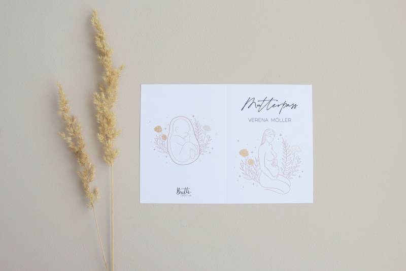 Mutterpasshülle - Liebe Im Bauch Mutterpasshülle - Liebe Im Bauch von BrittiCreative