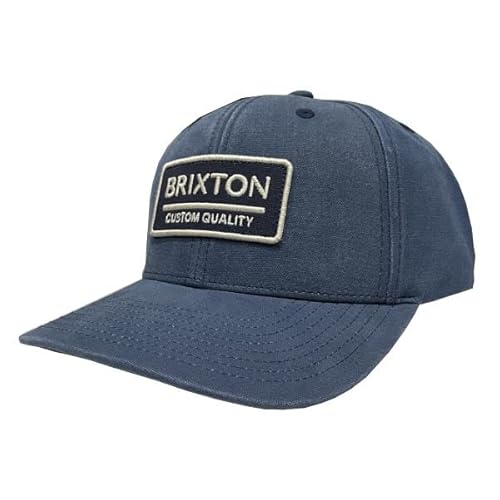 BRIXTON PALMER PROPER X MP SNAPBACK Herren Snapback Cap, Hut, Skateboard, Einheitsgröße, 2 Farben, Originalprodukt, Pacific Blue One Size, PacificBlue, Einheitsgröße von Brixton