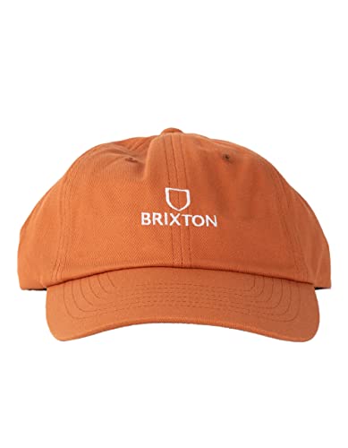 Brixton Alpha LP Baseball Cap aus Baumwolle - Verwaschenes Orange - Einheitsgröße von Brixton