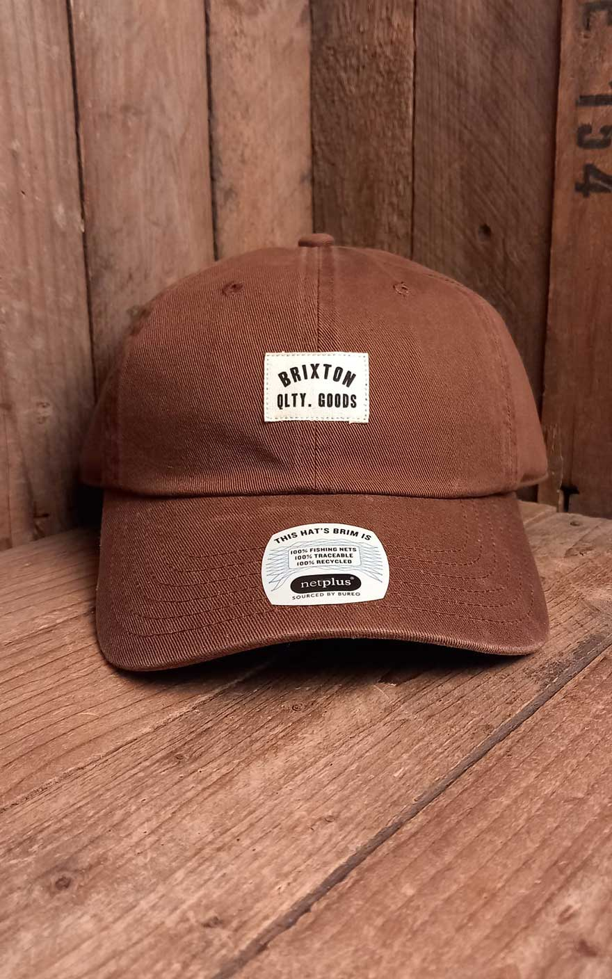 Brixton Baseballcap M?tze | Cap Woodburn LP ADJ sepia vintage wash von Brixton