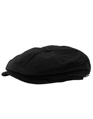 Brixton Brood II Baggy Ballonmütze aus Baumwolle - Schwarz - L von Brixton