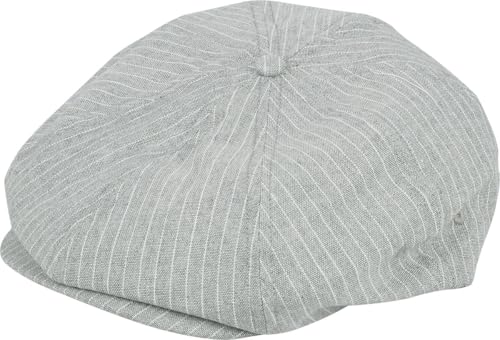 Brixton Brood Lightweight Newsboy Cap Unisex Mütze grau S von Brixton