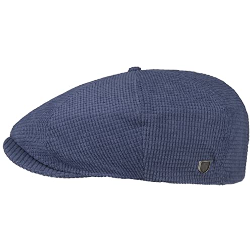 Brixton Brood Waffle Flatcap Schirmmütze Ballonmütze (XL (61-62 cm) - blau) von Brixton