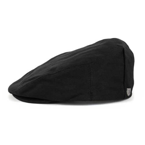 Brixton Cap Hooligan Black Herringbone Twill-L von Brixton